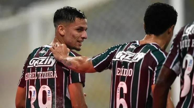 Jogadores do Fluminense comemoram gol (Foto: Getty Images)
