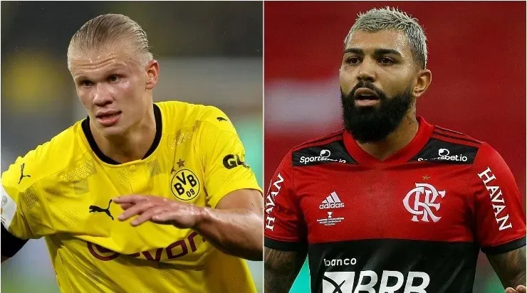 Neto comparou Gabigol a Haaland (Foto: Getty Images)