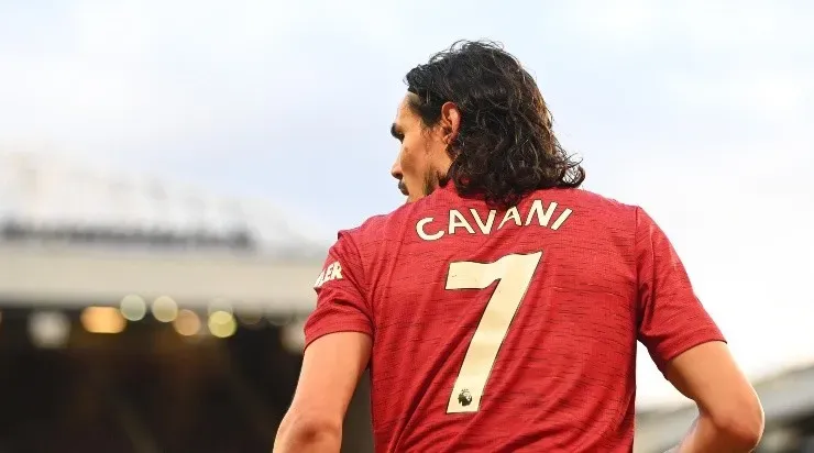 Cavani é o atual detentor da camisa 7 no Manchester United (Foto: Getty Images)