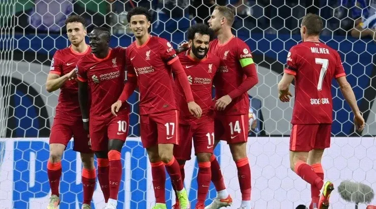 Jogadores do Liverpool comemoram gol (Foto: Getty Images)