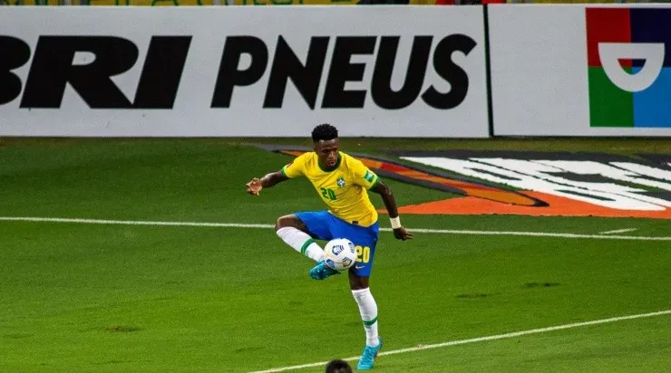 Vinicius Júnior ainda não monstrou seu futebol na seleção brasileira