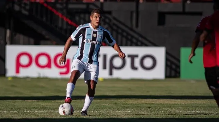 Foto: Victor Lannes/Grêmio/Divulgação – Felipe Albuquerque: pode receber novas chances no Tricolor