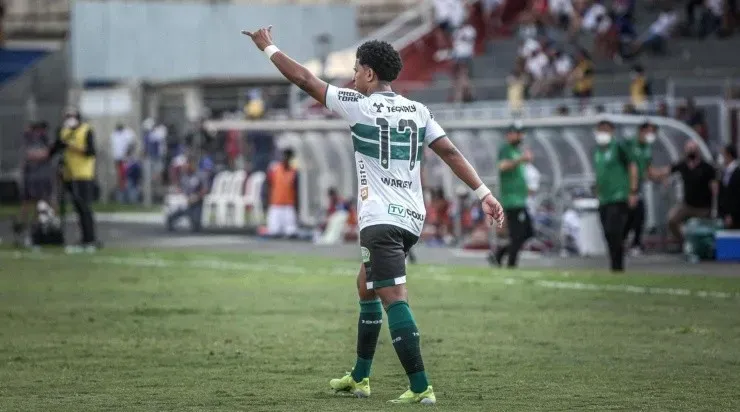 Foto: Divulgação/Coritiba – Warley: estreou marcando gol com a camisa do Coxa