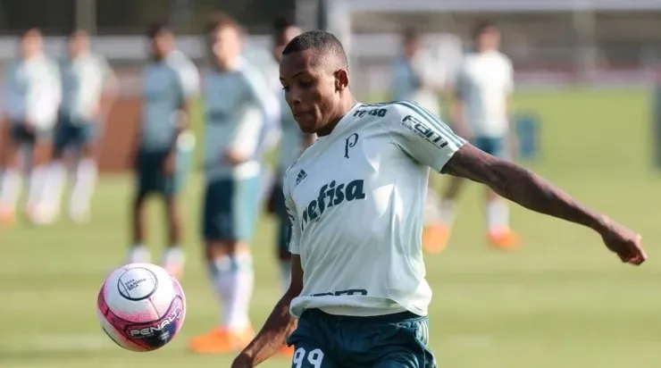 Fernando está na mira do Palmeiras para a sequência da temporada. Foto: César Greco/ Palmeiras