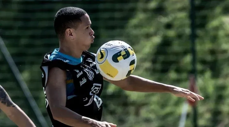 Marcos Guilherme não deve permanecer no Santos. Foto: Ivan Storti/ Santos FC