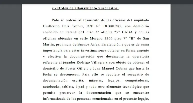 La denuncia de River a Foster Gillett.