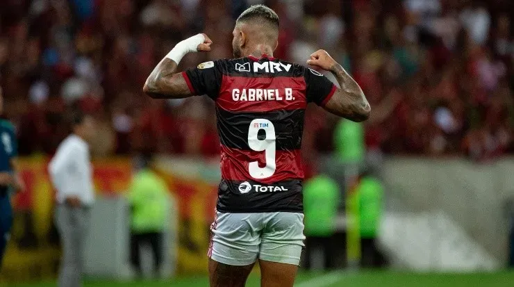 Gabriel vive grande fase com a camisa do Flamengo. Foto: Alexandre Vidal/ Flamengo.