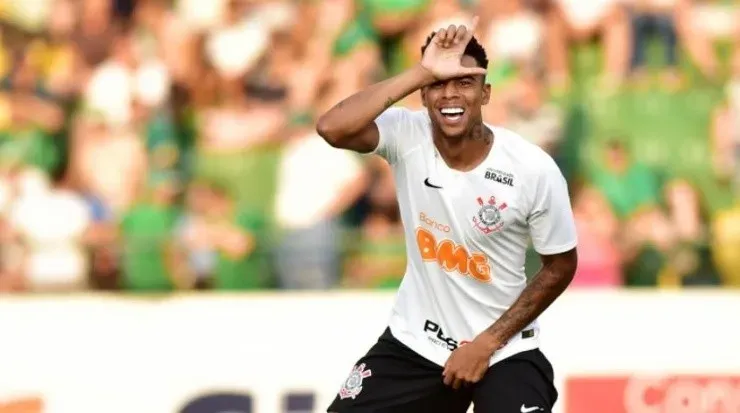 Gustagol em ação pela camisa do Corinthians. Foto: Divulgação/ Corinthians