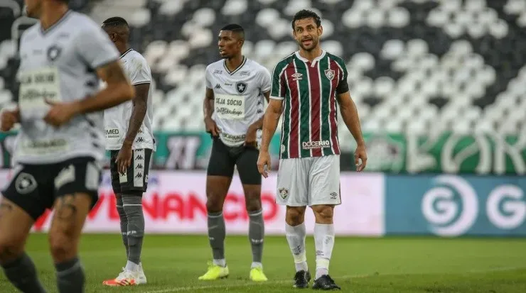 Fred foi pouco efetivo no clássico contra o Botafogo e ainda busca melhor adaptação no Flu (FOTO:MAILSON SANTANA/FLUMINENSE FC)