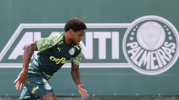 Palmeiras conta apenas com Luiz Adriano para a função de centroavante. Foto: César Greco/Palmeiras