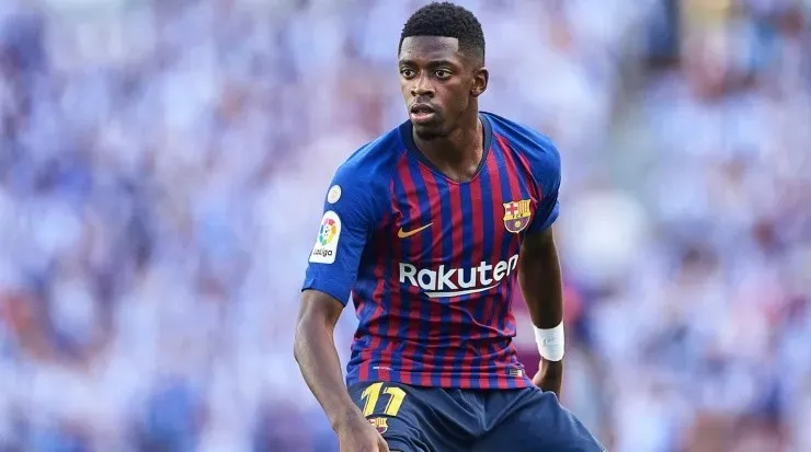 Dembélé pode se transferir para o Manchester United. Foto: Getty Images