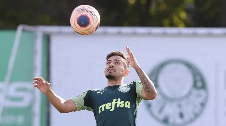 Alan Guimarães até subiu para o time profissional, mas não teve oportunidades de jogar com Luxemburgo. Foto: César Greco/Palmeiras