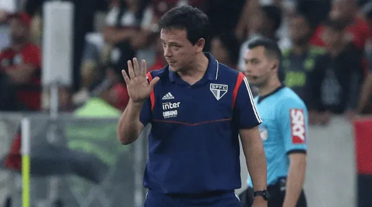 Fernando Diniz terá problemas para escalar o São Paulo contra o RB Bragantino. Foto: Rubens Chiri/ São Paulo