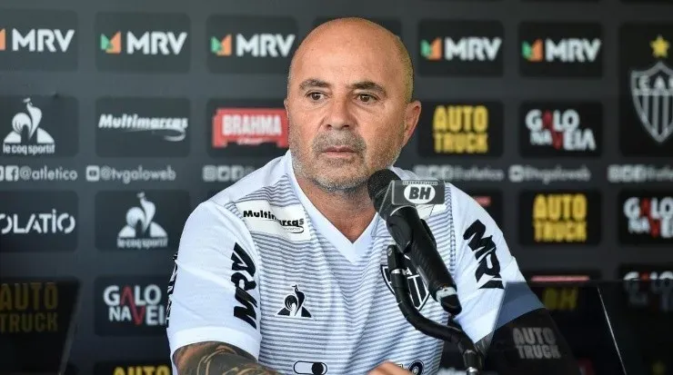 Sampaoli ainda não aceitou a proposta de renovação do Atlético Mineiro. Foto: Bruno Cantini