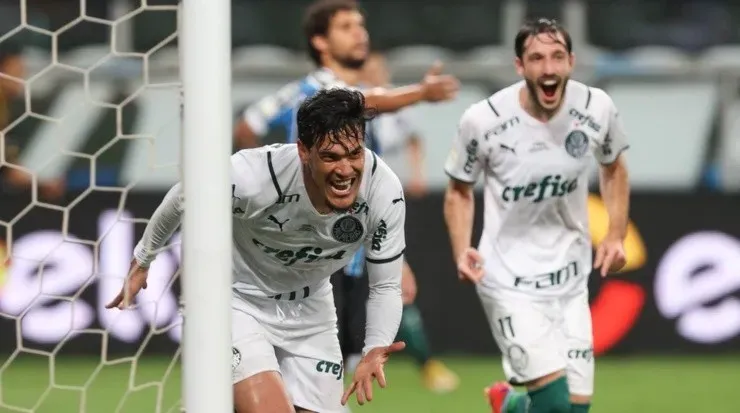 Gómez: anotou o gol da vitória alviverde no sul (Foto: Cesar Greco/Flickr do Palmeiras/Divulgação)