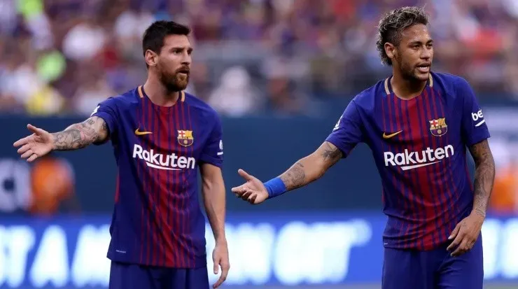 Messi e Neymar voltarão a ser companheiros de time, desta vez no PSG (Foto: Getty Images)