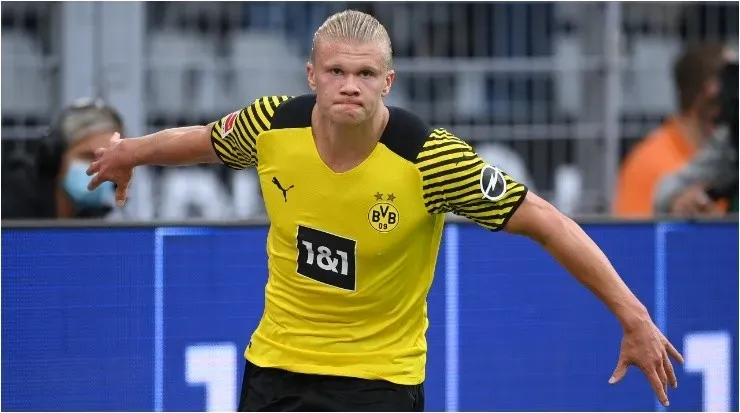 Erling Haaland at Dortmund. (Getty)