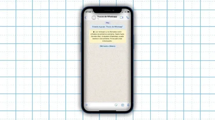 Cómo tener un chat con uno mismo (Fuente: Captura de pantalla)