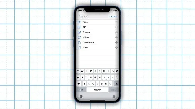 Buscar lo que desees en cada chat (Fuente: Captura de pantalla)