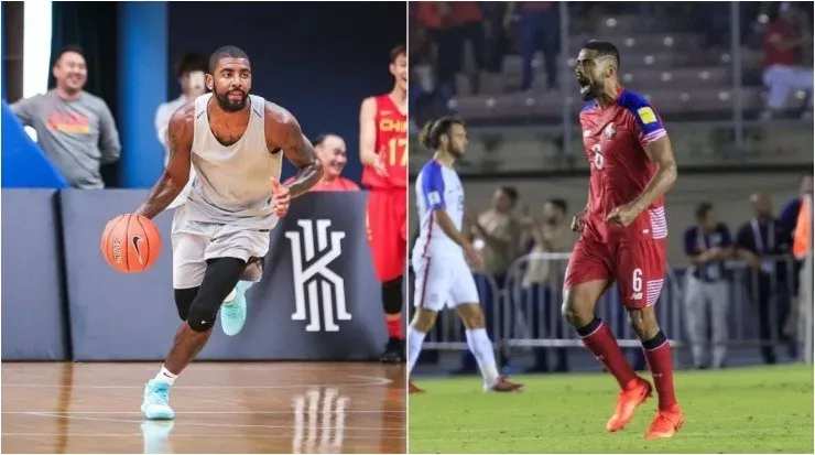 Gabriel Gómez (Panamá) / Kyrie Irving (Fuente: Instagram)