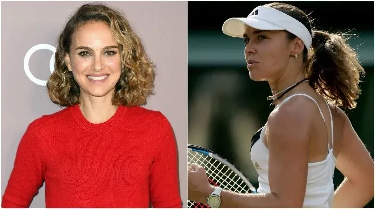 Martina Hingis / Natalie Portman (Fuente: Getty Images)