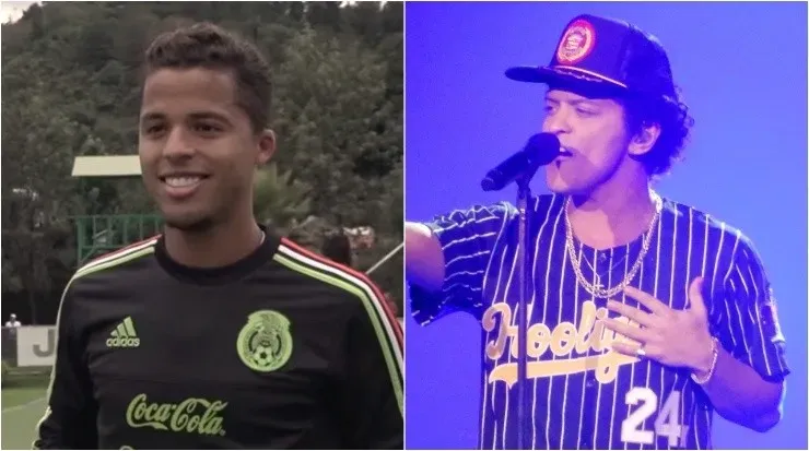 Gio Dos Santos / Bruno Mars (Fuente: Wikipedia e Instagram)