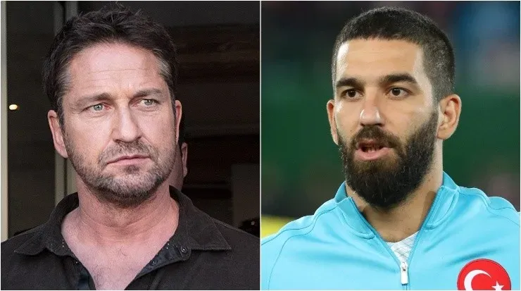 Arda Turan / Gerard Butler (Fuente: Getty Images)