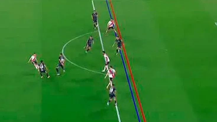 El polémico gol anulado a Paulo Díaz