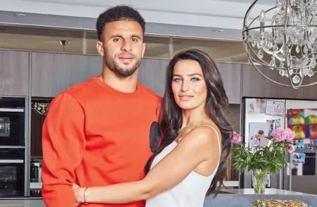 Kyle Walker y Annie Kilner, el matrimonio que llegó a su fin por las infidelidades del jugador. | Foto: Archivo.