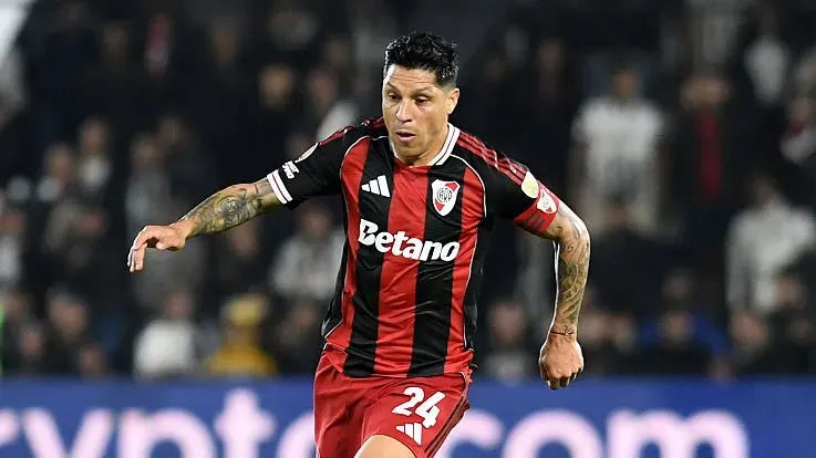 Enzo Perez no River Plate. Foto: Christian Alvarenga/Getty Images