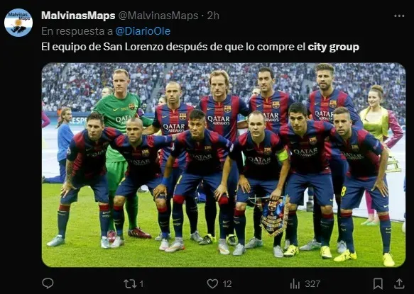 San Lorenzo comprado por el City Group… ¿Automáticamente se vuelve el Barcelona?