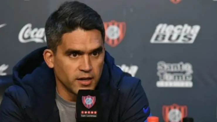 El manager de San Lorenzo habló de la situación del mercado azulgrana.