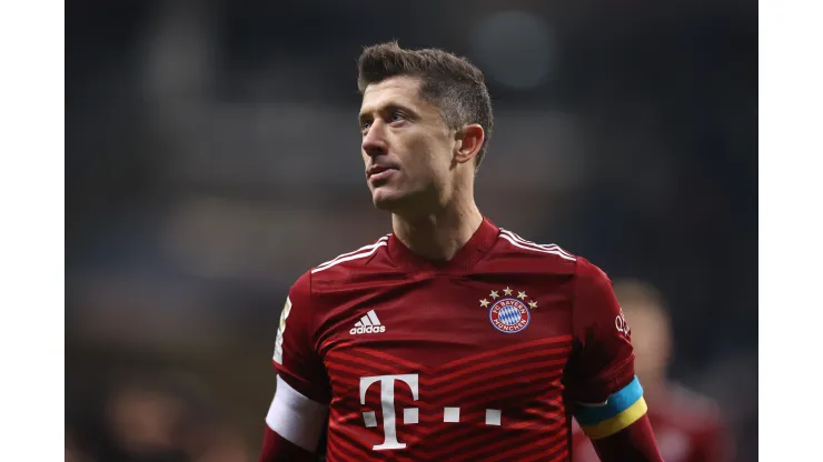 Alex Grimm/Getty Images - Robert Lewandowski, centroavante do Bayern de Munique
