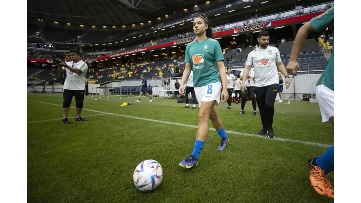  Lucas Figueiredo/CBF - Angelina, jogadora da Seleção Brasileira Feminina
