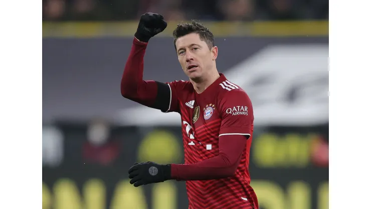 Joosep Martinson/ Getty Images - Robert Lewandowski, atacante do Barcelona
