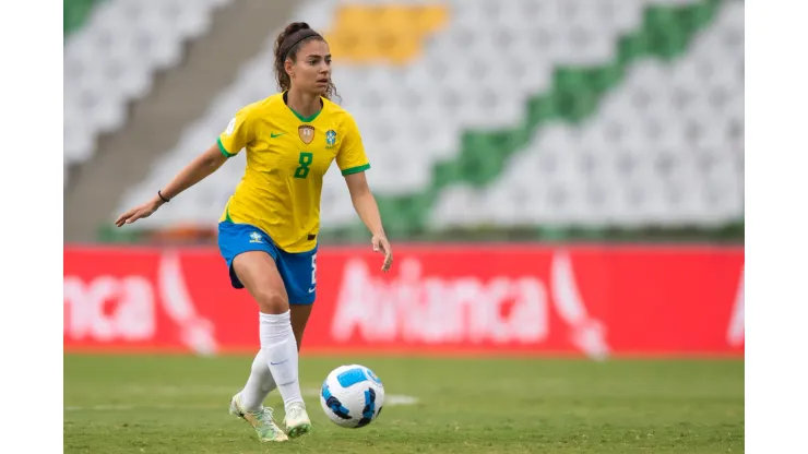 Thaís Magalhães/CBF- Angelina, volante da Seleçãp Feminina
