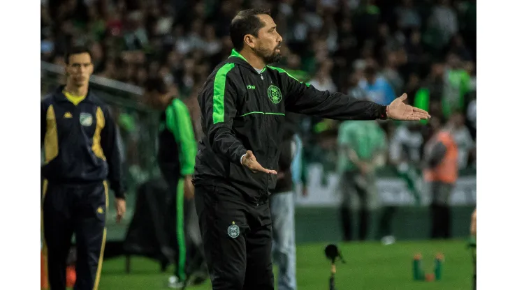 Robson Mafra/AGIF-Gustavo Morínigo, técnico do Coritiba
