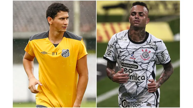 Fotos: (Ricardo Saibun/Flickr Oficial Santos/Ettore Chiereguini/AGIF) - Ganso, ex-Santos, foi comparado a Luan, que deve ser emprestado pelo Corinthians ao Peixe
