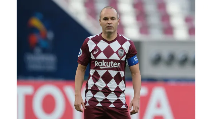 Simon Holmes/Getty Images- Andrés Iniesta, meia do Vissel Kobe
