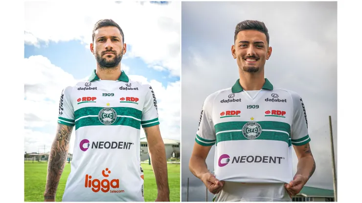 Fotos: (Rafael Ianoski/Coritiba) - Gabriel Boschilia e Matheus Cadorini são os novos reforços do Coritiba
