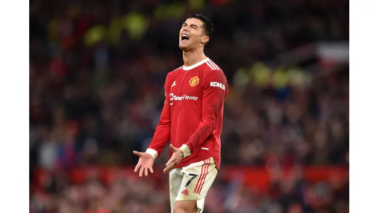 Nathan Stirk/ Getty Images- Cristiano Ronaldo, atacante do Manchester United
