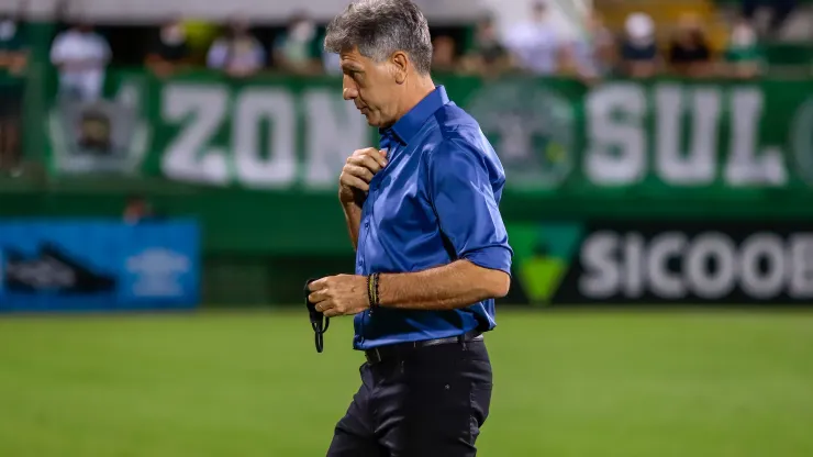 SC - Chapeco - 08/11/2021 - BRASILEIRO A 2021, CHAPECOENSE X FLAMENGO - Renato Gaucho tecnico do Flamengo durante partida contra o Chapecoense no estadio Arena Conda pelo campeonato Brasileiro A 2021. Foto: Dinho Zanotto/AGIF
