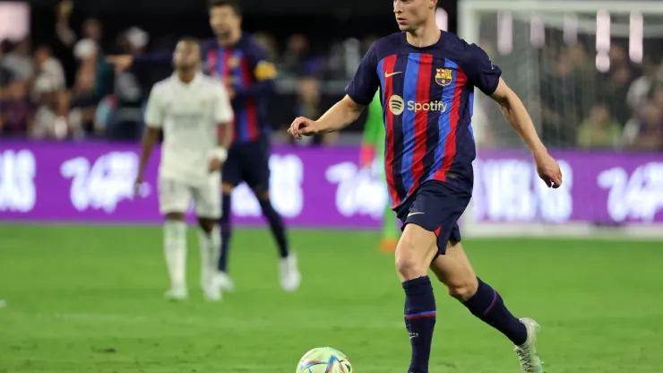 Ethan Miller/ Getty Images- Frenkie de Jong, meia do Barcelona
