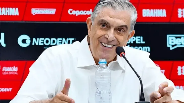 Foto: (Divulgação/Athletico) - Mario Celso Petraglia, presidente do Athletico, tem propostas para a melhora do futebol no Brasil
