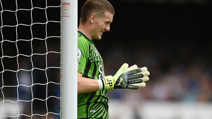 Michael Regan/ Getty Images- Jordan Pickford, goleiro do Everton e da Seleção Inglesa
