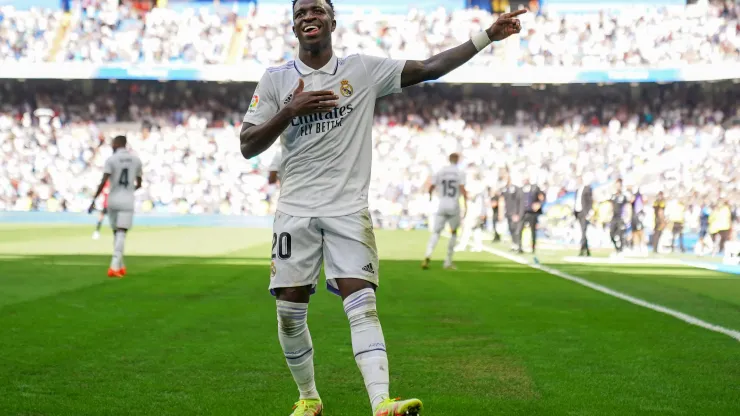 Angel Martinez/ Getty Images- Vinícius Jr;, atacante do Real Madrid
