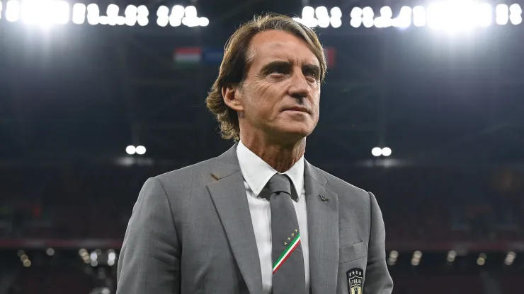 Claudio Villa/ Getty Images- Roberto Mancini, técnico da Itália
