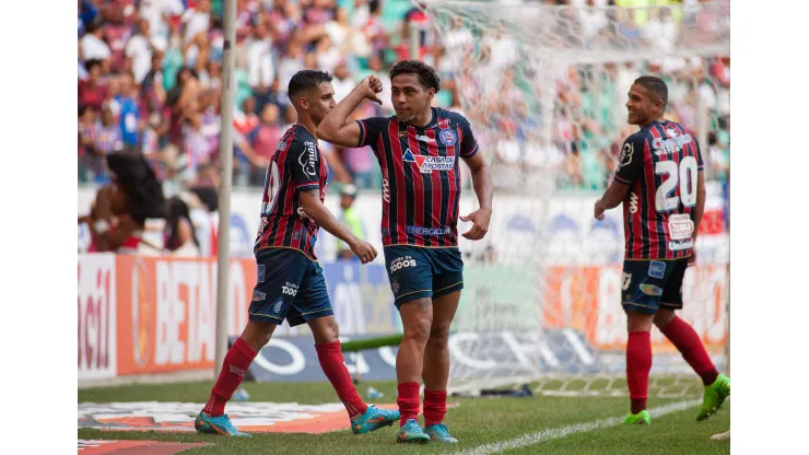 Foto: (Jhony Pinho/AGIF) - O Bahia tem chances matemáticas de conquistar o acesso à elite nacional na 36ª rodada da Série B
