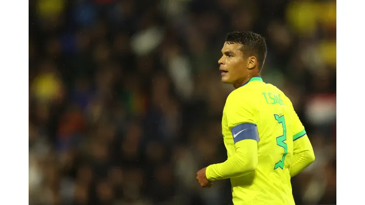 Dean Mouhtaropoulos/ Getty Images- Thiago Silva, zagueiro e capitão da seleção
