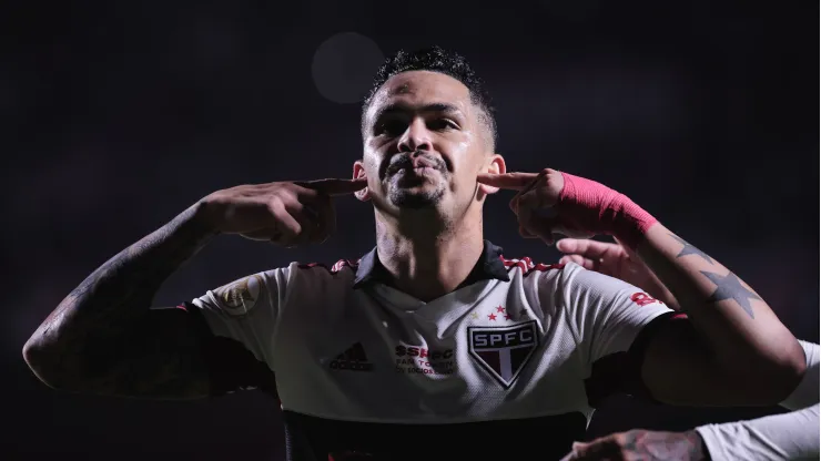 Foto: (Ettore Chiereguini/AGIF) - Luciano, do São Paulo, disse que trocaria 49 dos seus gols pelo título da Sul-Americana, mantendo apenas seu gol contra o Palmeiras na final do Paulistão 2021
